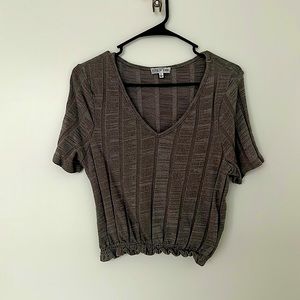 Buckle Fitz + Eddi Heather Babydoll Crop